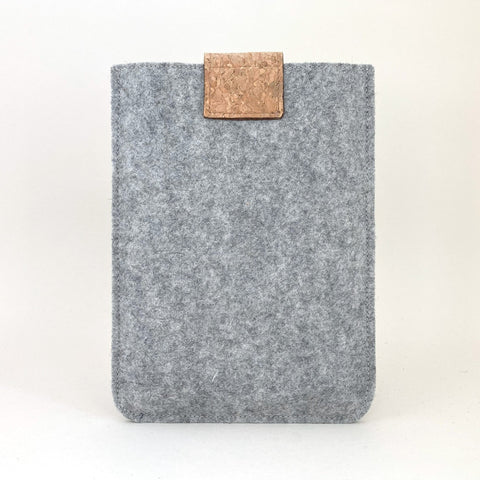 Cover til Kobo Libra Color | med magnetlukning og ekstra rum | lys grå - Shapes | Model "HAKA"