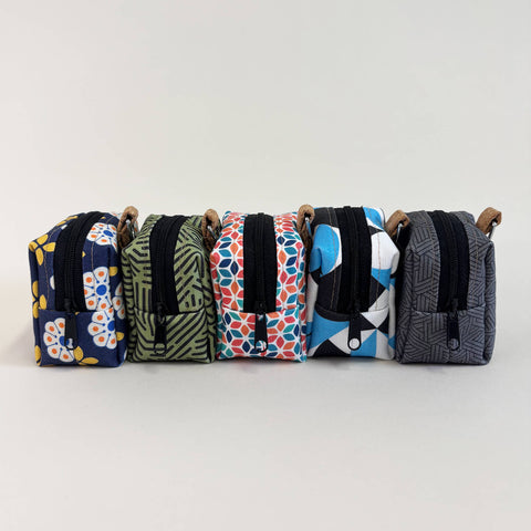 Mini-taske til hovedtelefoner & Co. | lavet af økologisk bomuld | Designspor | Model PocketCube