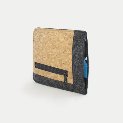 Mobiltelefonetui med kortholder til Xiaomi Redmi Note 14 Pro Plus | antracit - shapes | model "ZIP"