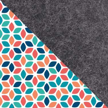 Mobilcover med kortholder til Fairphone 6 | antracit - colorful | Model "ZIP"