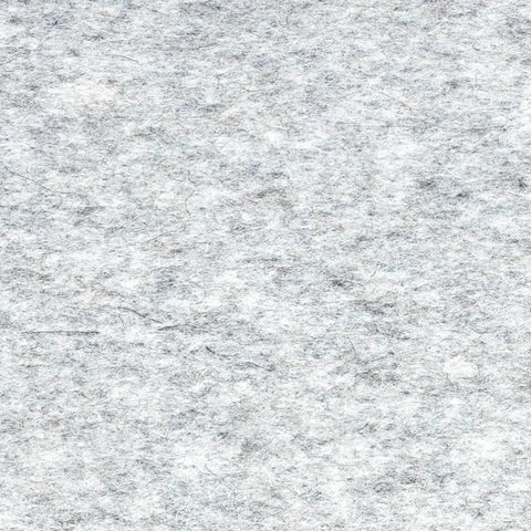 Bæredygtigt filt kuffert lavet af 100% uld | Lysegrå | Inkluderer kuglepen af træ