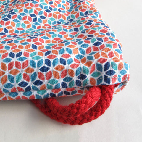 Gymnastiktaske til børn, lille rygsæk | lavet af bomuld og kork | Colorful