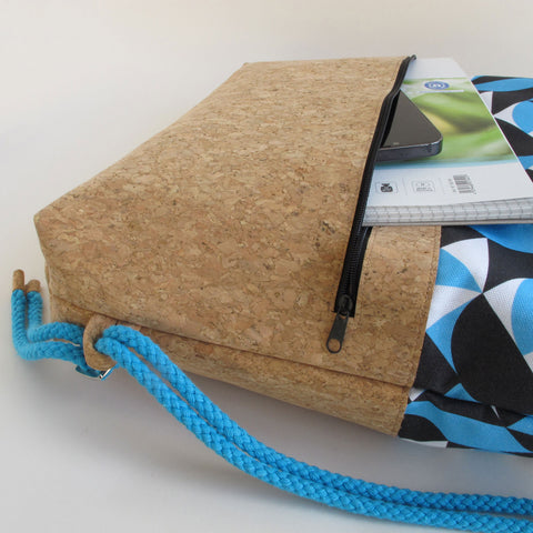 Gymnastiktaske, rygsæk | lavet af bomuld og kork | Shapes