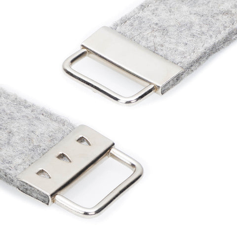 Filt nøglering | lysegrå