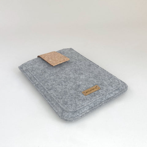 Cover til PocketBook Verse | med magnetlukning og ekstra rum | lysegrå - Shapes | Model "HAKA"