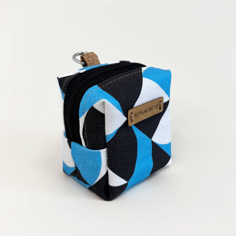 Mini-taske til hovedtelefoner & Co. | lavet af økologisk bomuld | Designformer | Model PocketCube