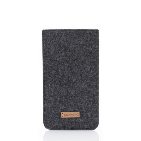 Mobiltelefonetui med kortholder til Samsung Galaxy A15 | antracit - shapes | model "ZIP"