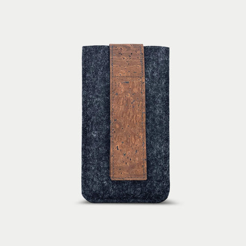 Mobiltelefon bæltetaske til Samsung Galaxy Z Fold5 | med magnetlukning og kortholder | antracit | model CLIP