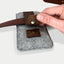 Handy bæltepose til Samsung Galaxy Z Flip7 FE | med magnetlukning og kortholder | lysegrå | model CLIP