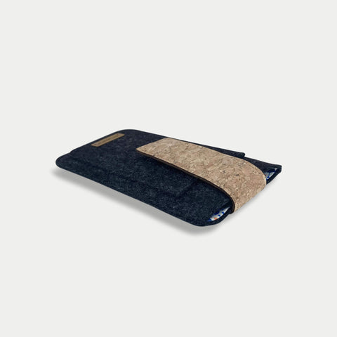 Mobiltelefontaske til Samsung Galaxy Z Flip7 FE | med magnetlukning og ekstra rum | antracit - Bloom | Model HAKA
