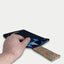 Cover til PocketBook Touch Lux 5 | med magnetlukning og ekstra rum | antracit - Shapes | Model "HAKA"