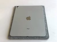 Sleeve til iPad - 10. generation | fremstillet af filt og økologisk bomuld | lysegrå - colorful | "LET"-model
