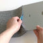 Sleeve til iPad Air - 5. generation | fremstillet af filt og økologisk bomuld | lysegrå - colorful | "LET"-model
