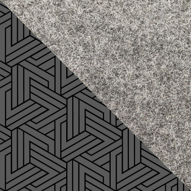 Cover til reMarkable Paper Pro Move | af filt og økologisk bomuld | lysegrå - tracks | model "LET"