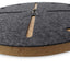 Vægur lavet af filt og kork 30 cm | antracit - sort | Design: Odense