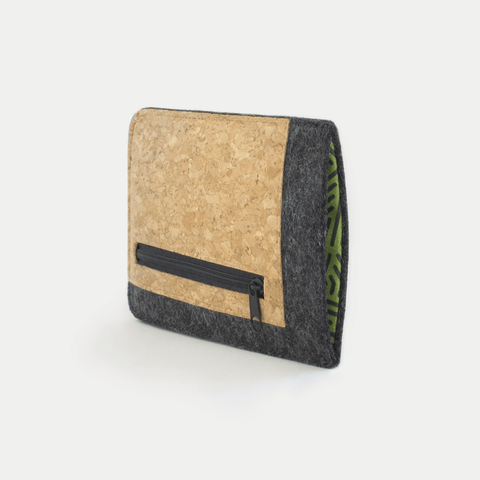 Mobiltelefontaske med kortrum til OnePlus Nord CE 3 Lite | antracit - striber | Model "ZIP"