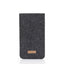 Mobiltelefontaske med kortrum til Xiaomi 12 | antracit - blomst | Model "ZIP"