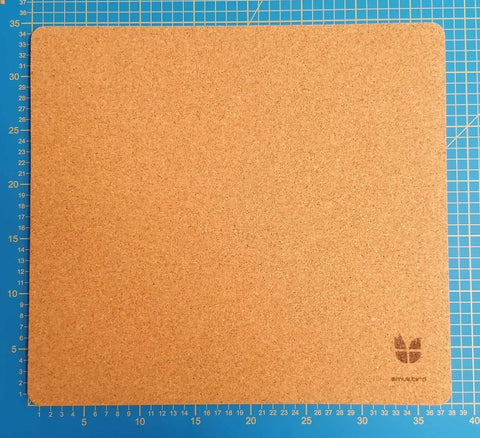 Skrivebordsunderlag af filt og kork | 38x34,5cm | antracit