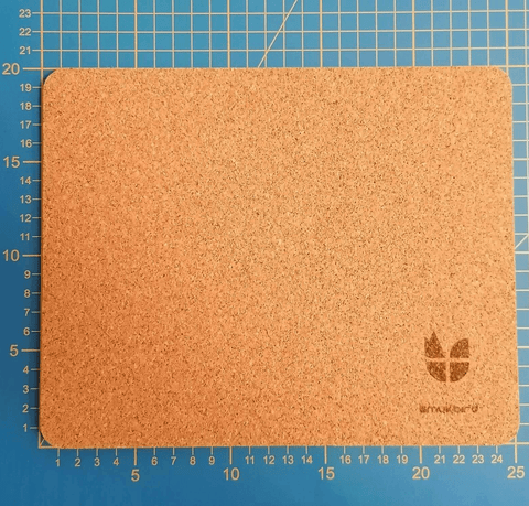 Musemåtte lavet af filt og kork | 20x25 cm | antracit