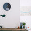 Vægur Wabi Sabi Denim rundt 30 cm | Denim - Guld | Design: Osaka