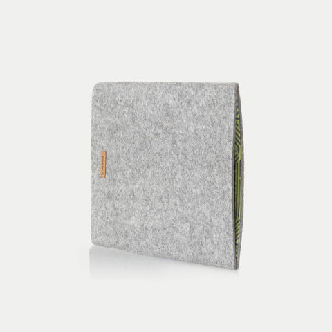 Sleeve til Surface Pro 9 | fremstillet af filt og økologisk | lysegrå - stripes | "LET"-model