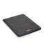 Sleeve til iPad Pro 12,9" - 5. generation | fremstillet af filt og økologisk bomuld | antracit - colorful | "LET"-model