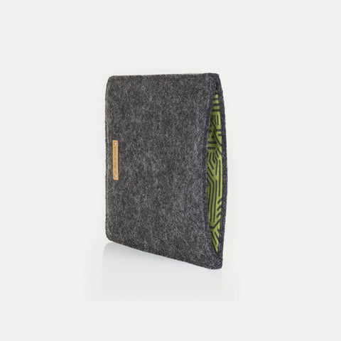 Etui til ReMarkable 2 | lavet af filt og økologisk bomuld | antracit - striber | Model "LET"