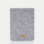 Skræddersyet eReader-cover | fremstillet af filt og økologisk bomuld | lysegrå - colorful | "LET"-model