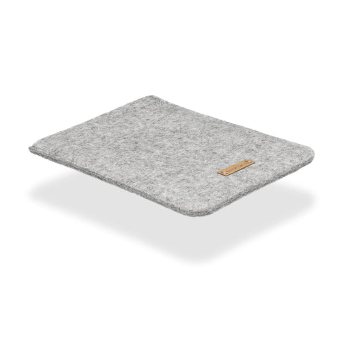 Etui til PocketBook InkPad 3 | lavet af filt og økologisk bomuld | lysegrå - striber | Model "LET"