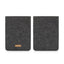 Cover til Onyx Boox Note Air 2 Plus | lavet af filt og økologisk bomuld | antracit - spor | Model "LET"