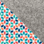Sleeve til Surface Go 3 | fremstillet af filt og økologisk bomuld | lysegrå - colorful | "LET"-model