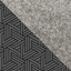 Sleeve til Surface Pro 7+| fremstillet af filt og økologisk bomuld | lysegrå - tracks | "LET"-model